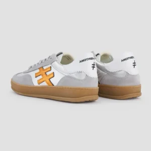 ANOTHER TREND - [A032M338 Tortola] Grey & Burnt Orange Suede Trainer