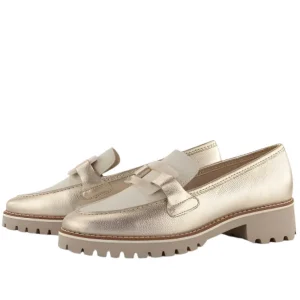 Ara - 31245 Gold and Ivory Loafer