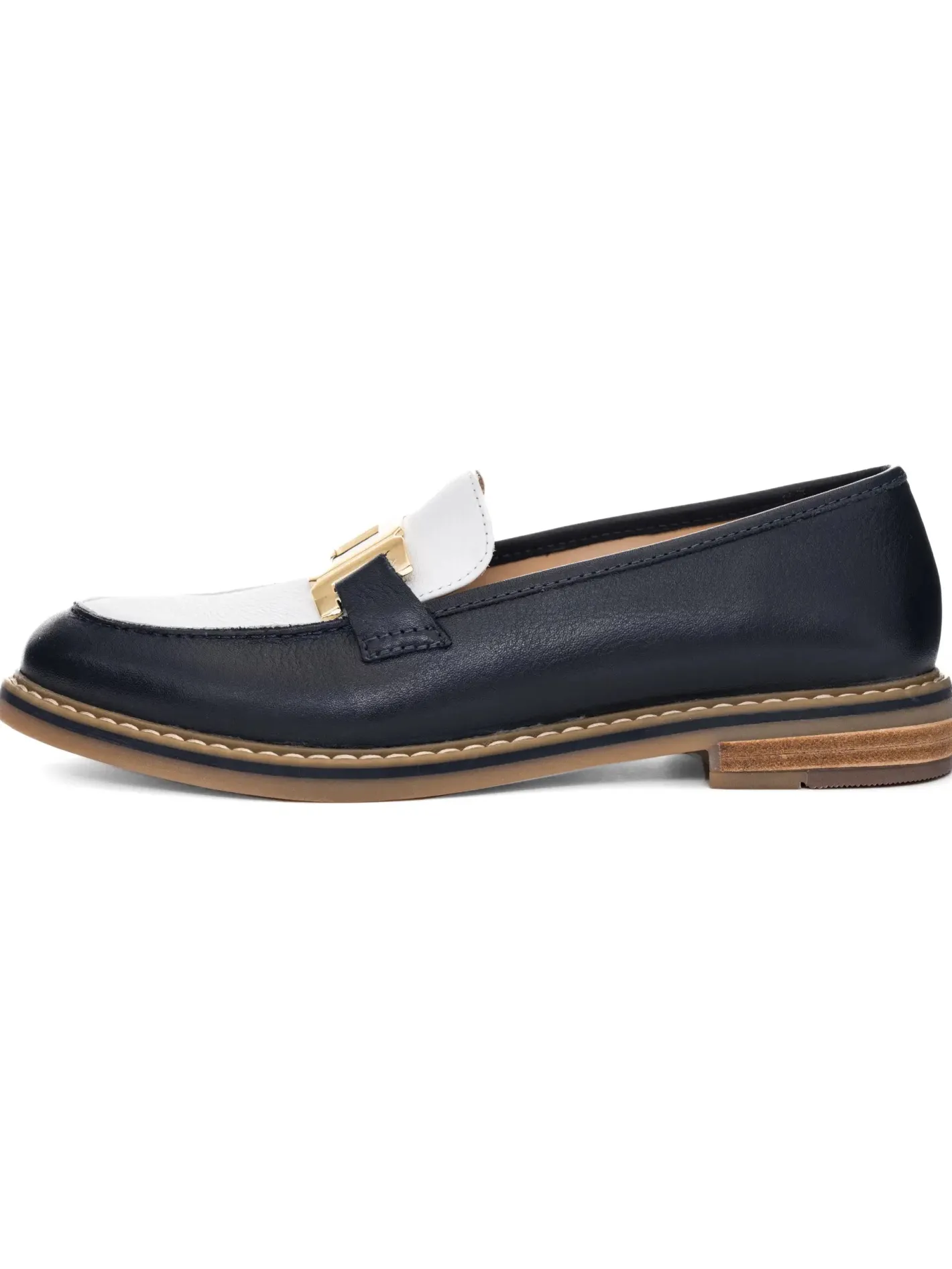 ara___navy_and_white_loaf_0.webp Ara - 11252 Navy and White Loafer