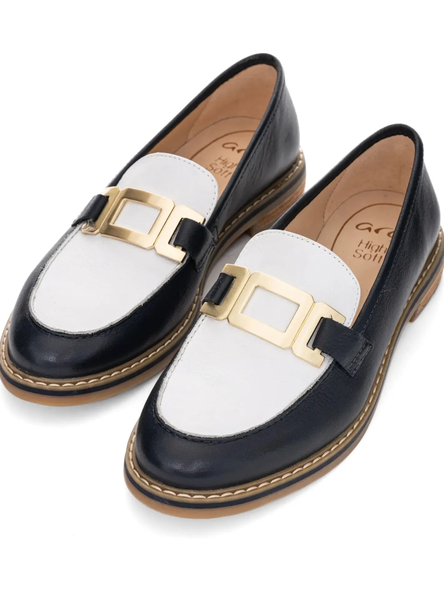 ara___navy_and_white_loaf_1.webp Ara - 11252 Navy and White Loafer