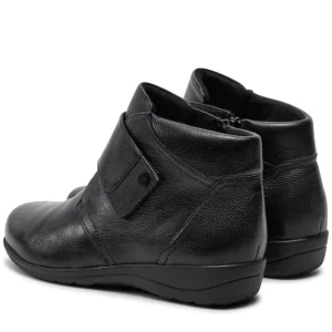 Caprice - 9-26457 Black Leather Ankle Boot