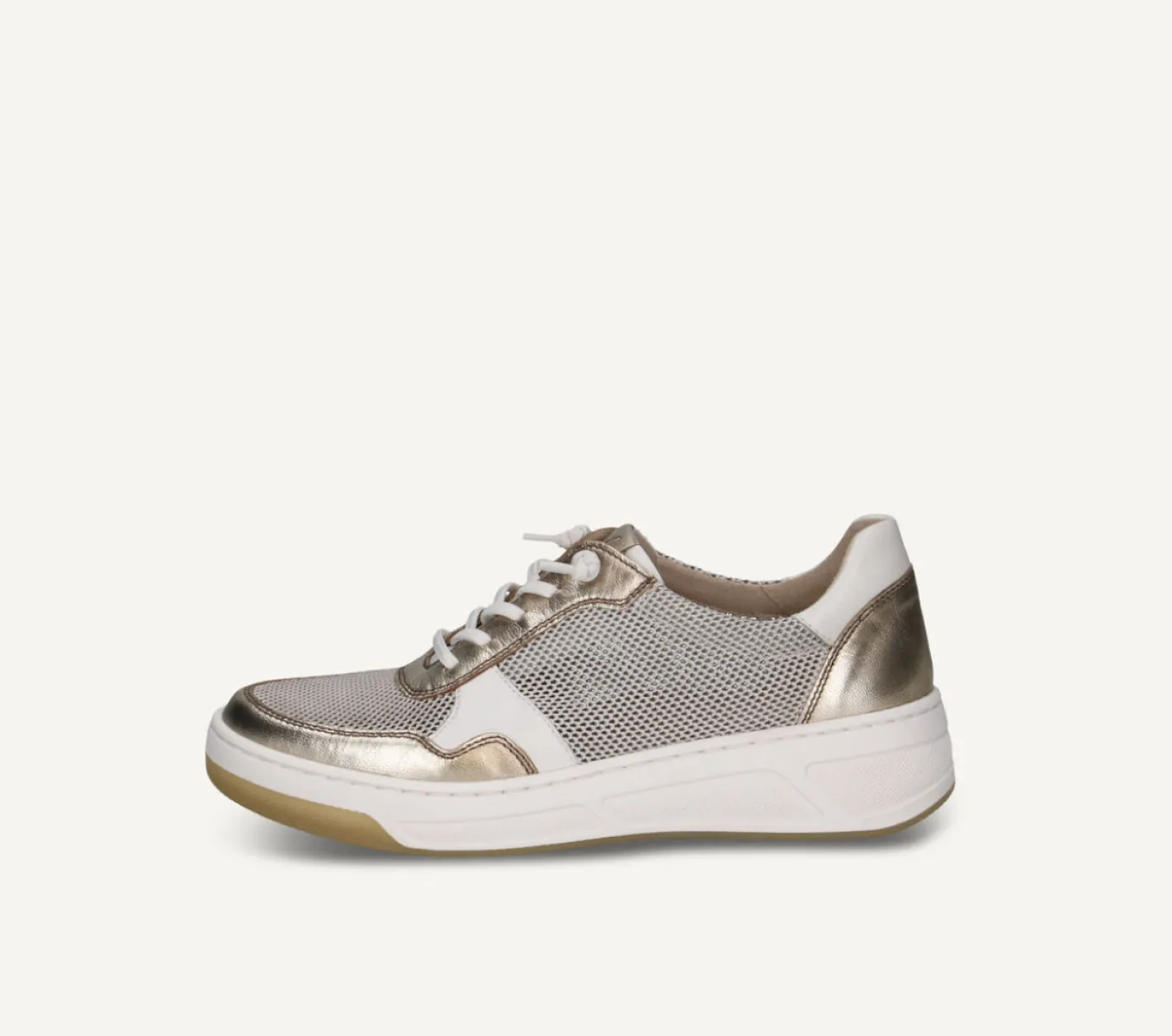 caprice___white_and_gold__0.webp Caprice - 23504 White and Gold Trainer