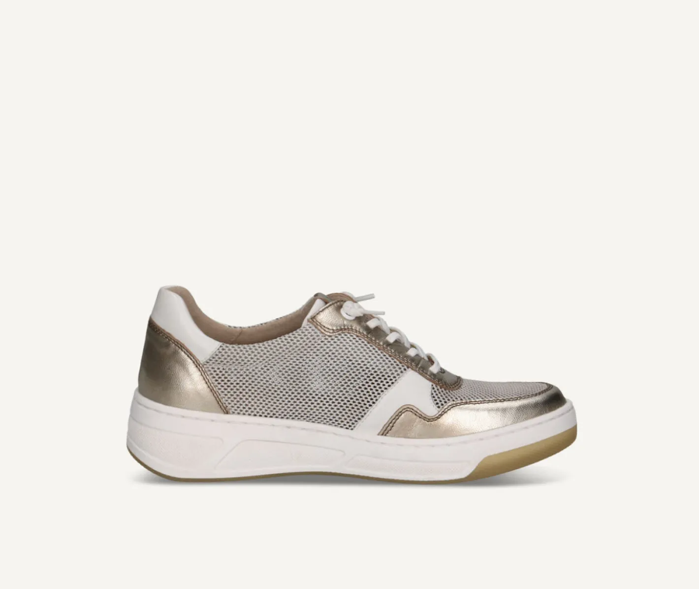 caprice___white_and_gold__1.webp Caprice - 23504 White and Gold Trainer