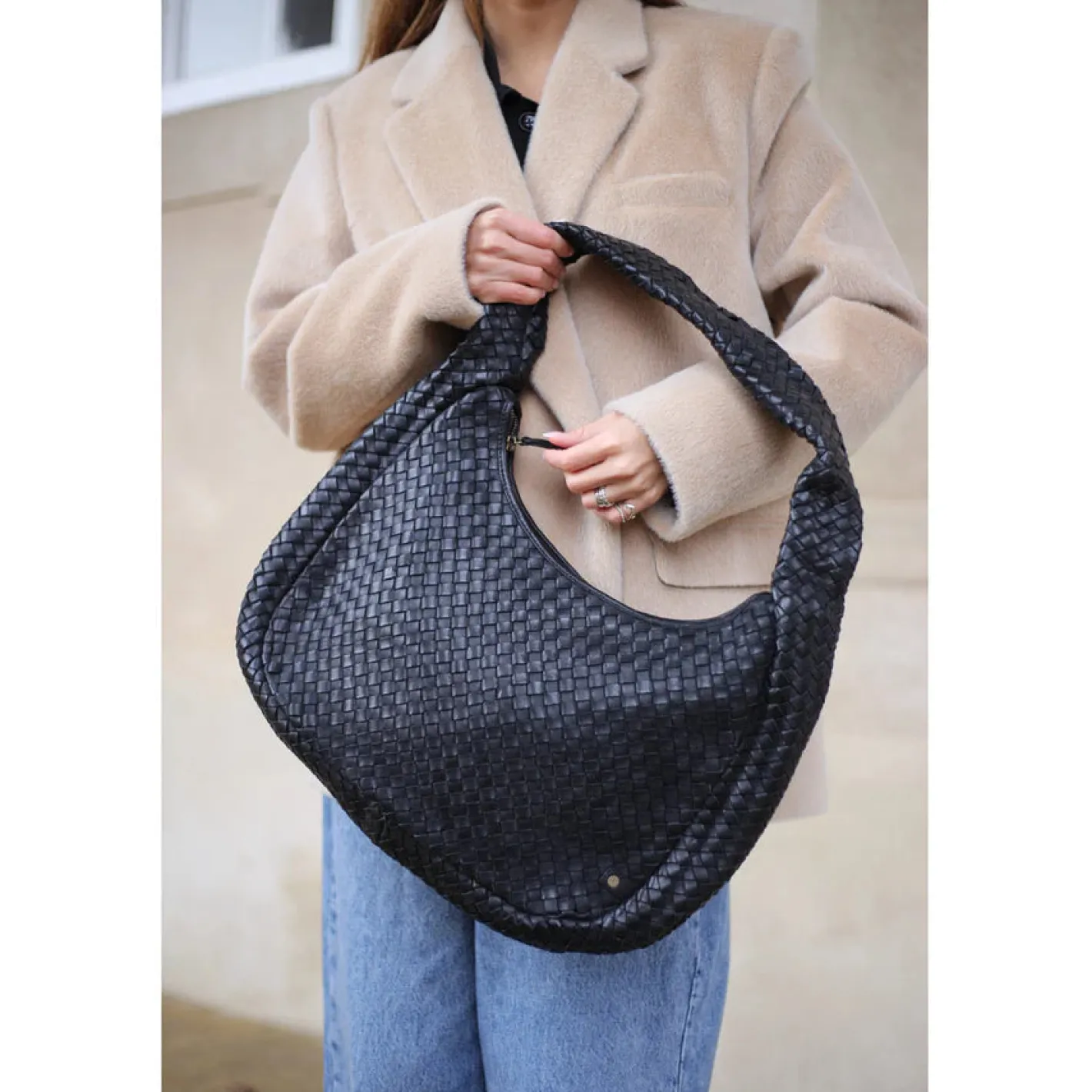 depeche___elegant_black_s_1-1.webp Depeche - 16464 Elegant Black Shopper Bag