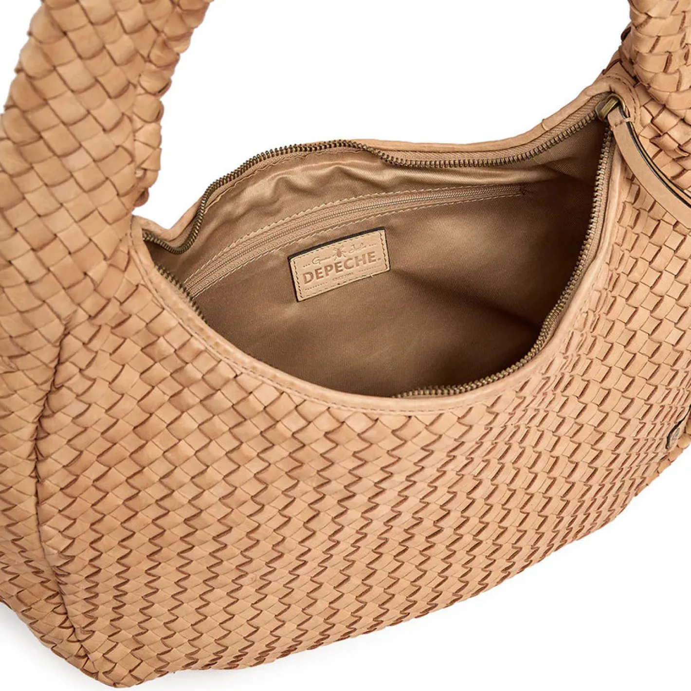 depeche___elegant_sand_sh_3.webp Depeche - 16464 Elegant Sand Shopper Bag