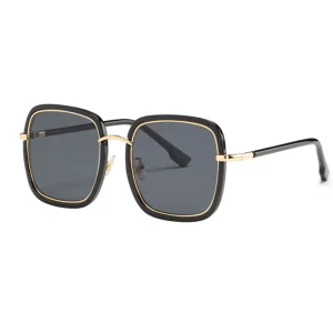 Elie Beaumont - EBS7016 Black and Gold Sunglasses