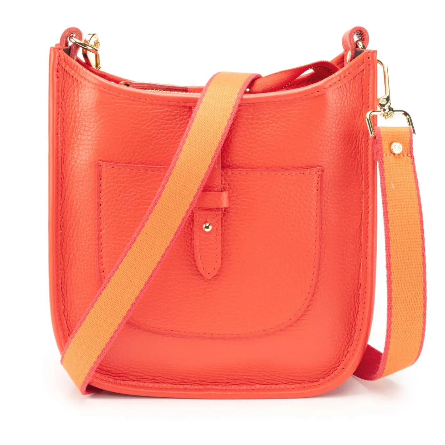 elie_beaumont__messenger__0-1.webp Elie Beaumont - Messenger Orange Crossbody Bag
