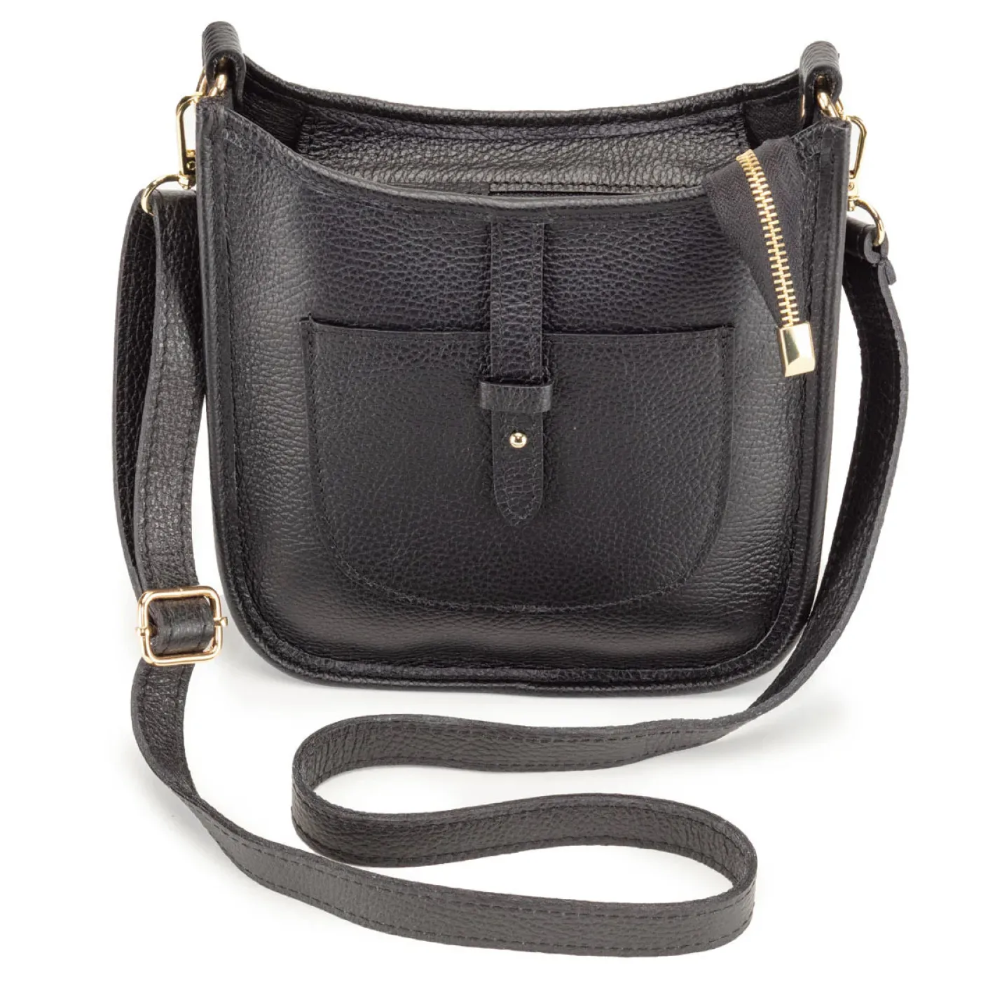 elie_beaumont__messenger__1.webp Elie Beaumont - Messenger Black Crossbody Bag