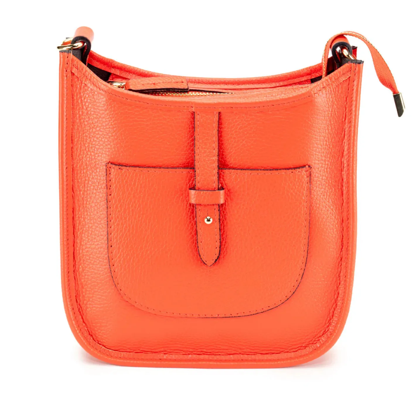 elie_beaumont__messenger__2-1.webp Elie Beaumont - Messenger Orange Crossbody Bag