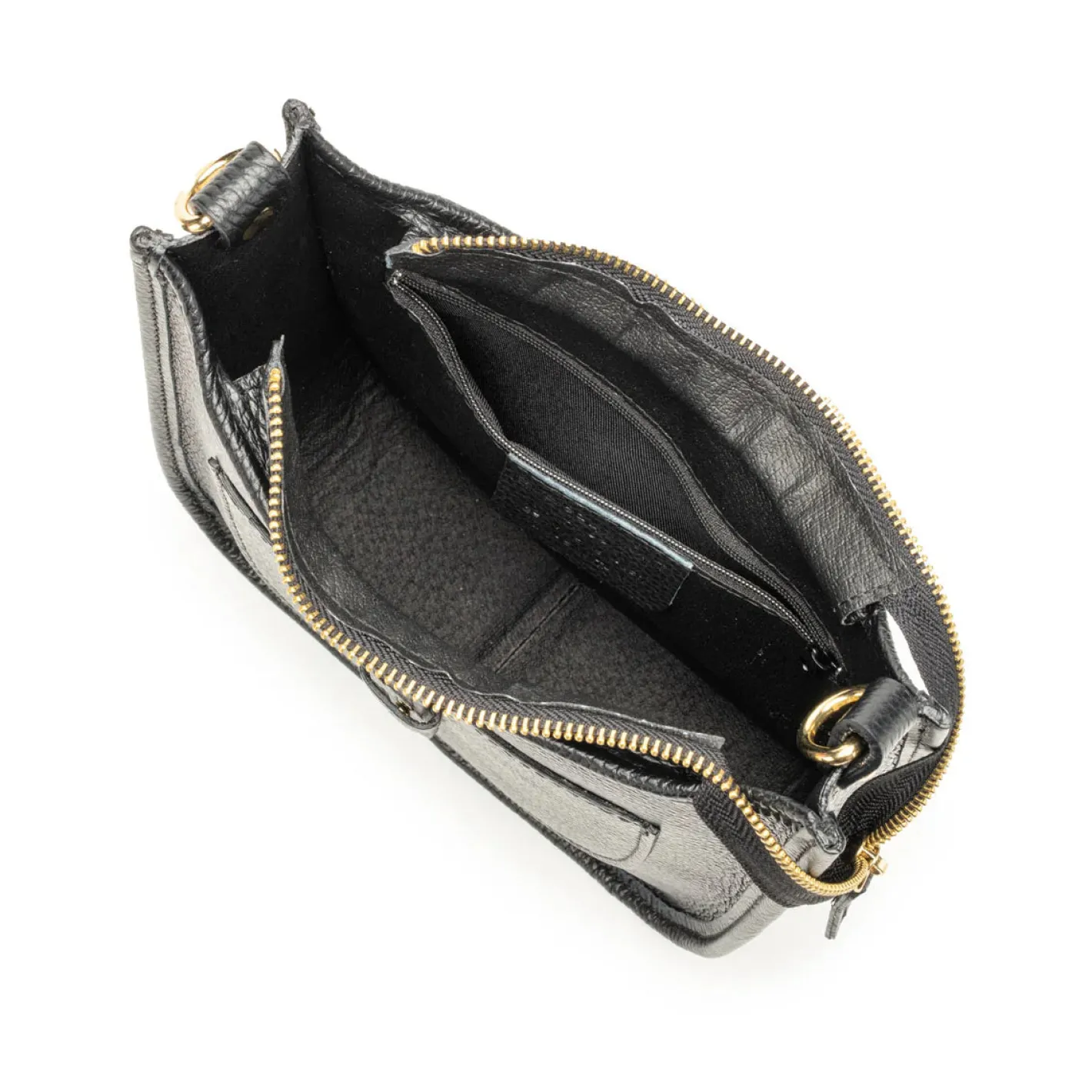 elie_beaumont__messenger__2.webp Elie Beaumont - Messenger Black Crossbody Bag