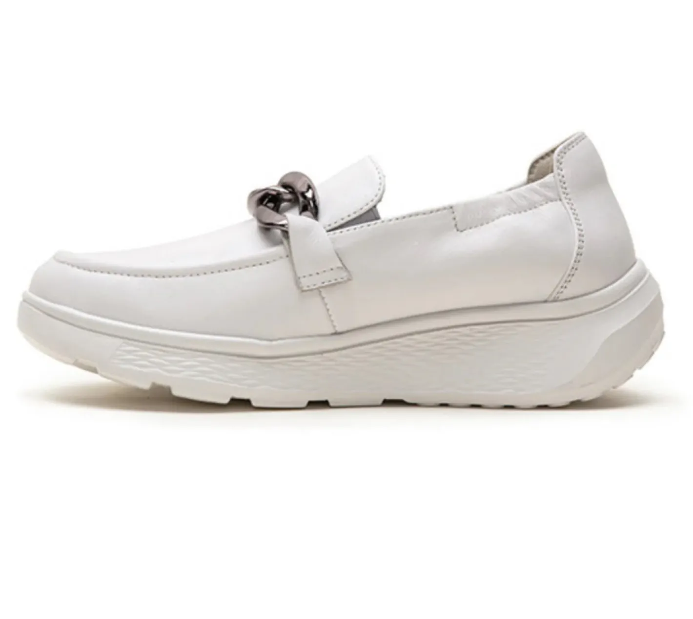 g_comfort__s_white_loafer_1.webp G Comfort - S-2722 White Loafer Extra Wide