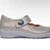 G Comfort : Gold Velcro Shoe