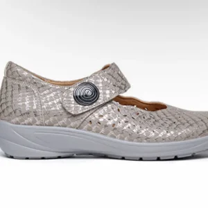 G Comfort : Gold Velcro Shoe