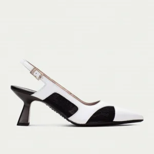 Hispanitas - HV254003 Black and White Slingback