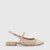 Lodi - AMB5327 Cream & Taupe Slingback