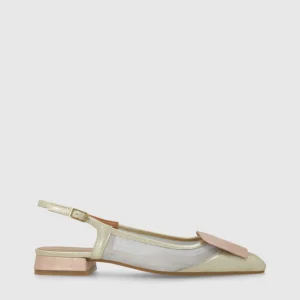 Lodi - BRO5264 Beige Gold and Blush Slingback