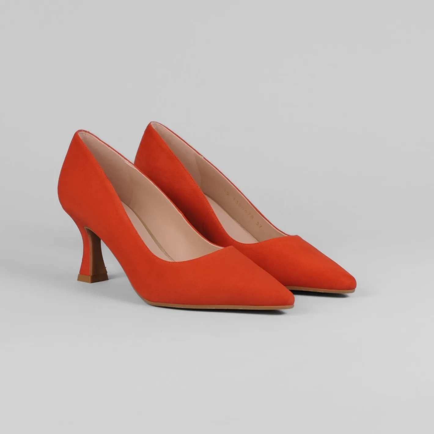 lodi__jona_orange_kitten__1.webp Lodi - Jona Orange Kitten Heel Court Shoe