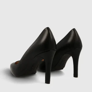 Lodi - Rabot Black Leather Court Shoe