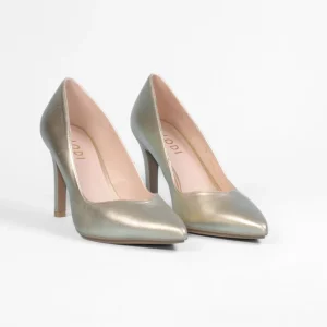 Lodi - Rabot Gold Leather Court Shoe