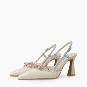 Lodi - Ramsuir Ivory Multi Slingback