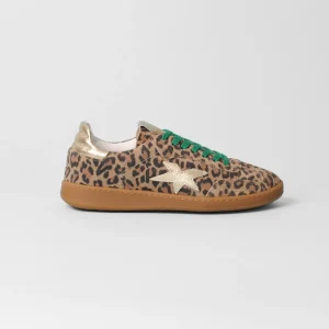 Meline - 525 R Leopard & Green Lace Trainer