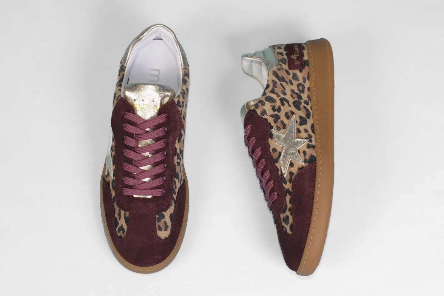 meline__r__burgundy_and_l_3.webp Meline - R 526 Burgundy and Leopard Trainers