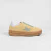 Méliné - 526 Z Yellow Multi Retro Trainer