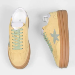 Méliné - 526 Z Yellow Multi Retro Trainer