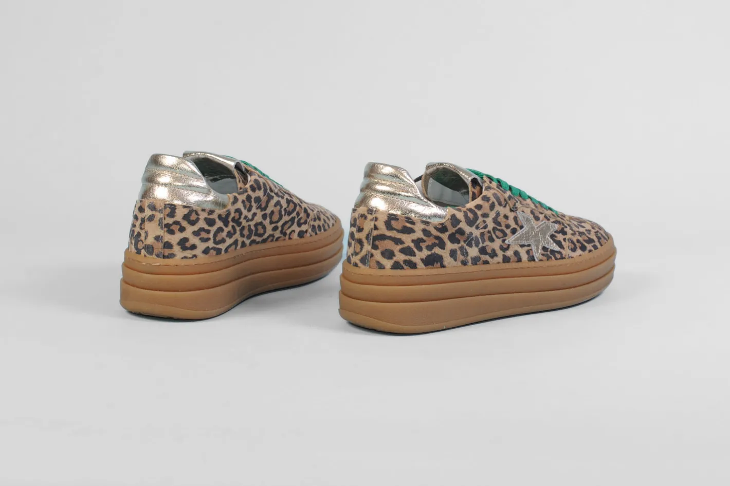 mlin___zleopard_and_green_2.webp Méliné - 525 ZLeopard and Green Platform Lace Trainers