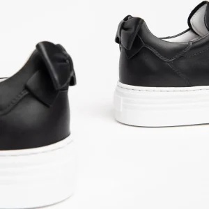 NeroGiardini - E306520D Black Bow Leather Trainer
