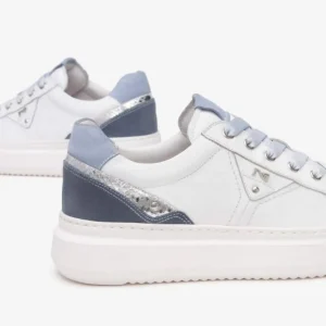 NeroGiardini - E513040D White and Blue Trainer