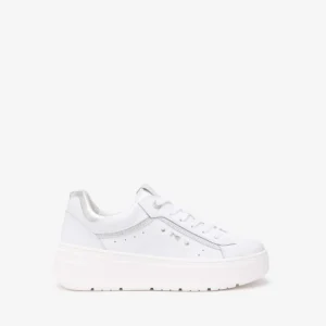 NeroGiardini - E513093D White Trainers with a Silver Trim