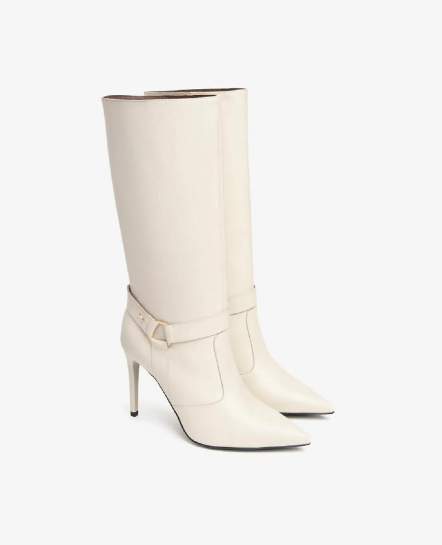 nerogiardini__ide_cream_l_1.webp NeroGiardini - I410824DE Cream Leather Stiletto Mid Calf Boot.
