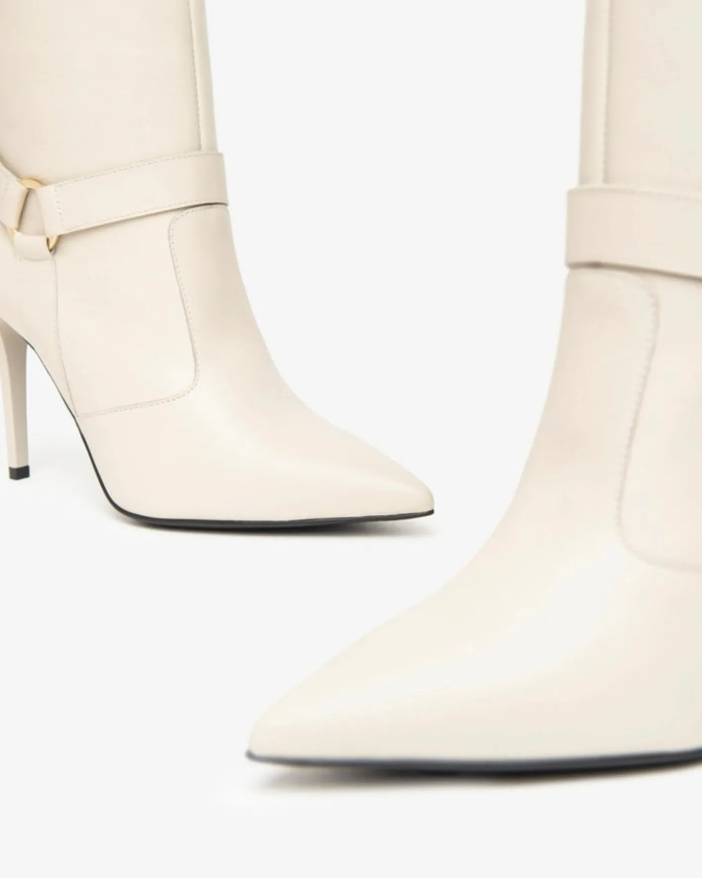 nerogiardini__ide_cream_l_2.webp NeroGiardini - I410824DE Cream Leather Stiletto Mid Calf Boot.