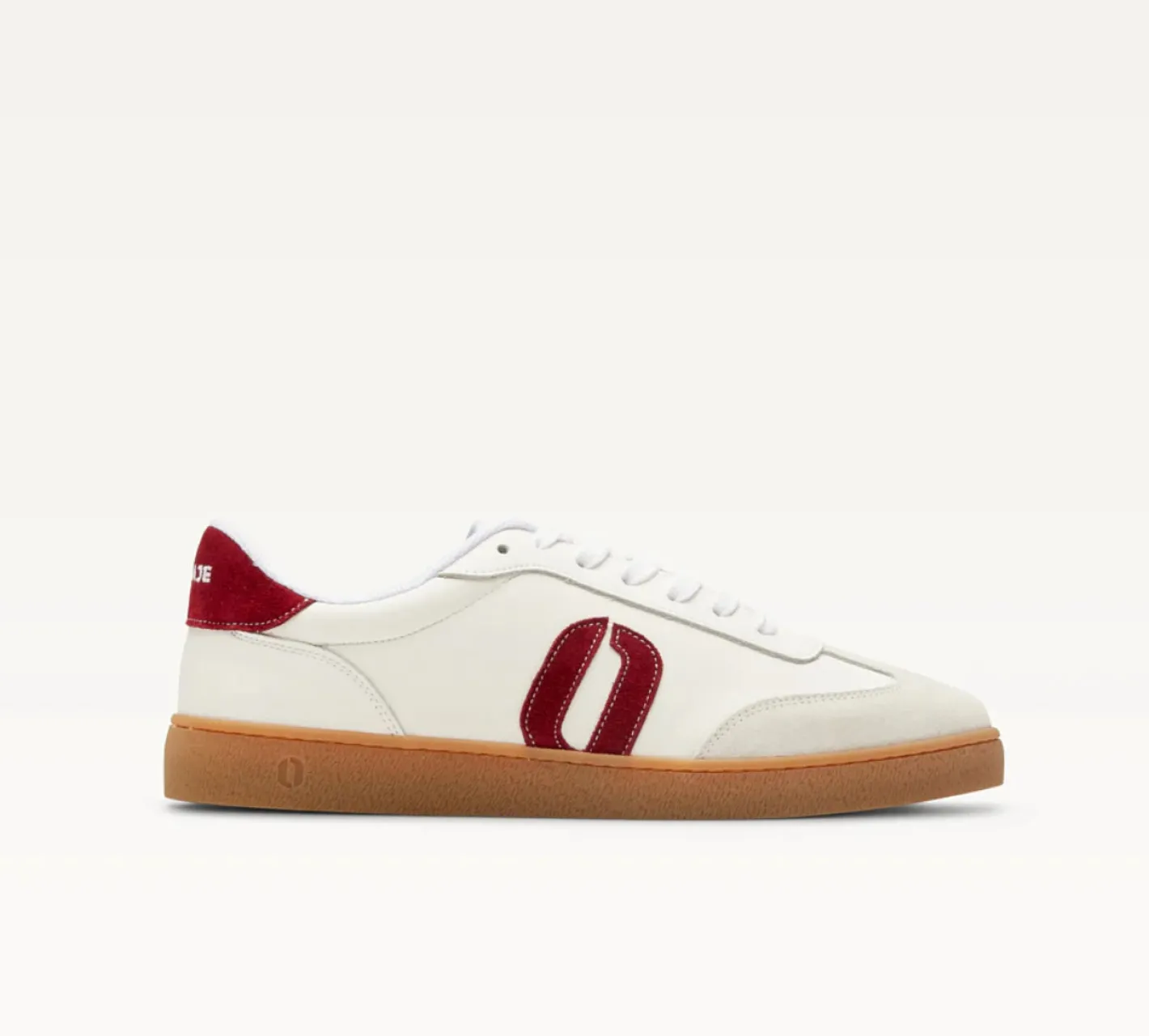 odaje__lucia_white_and_bu_0.webp Odaje - Lucia White and Burgundy Retro Trainer