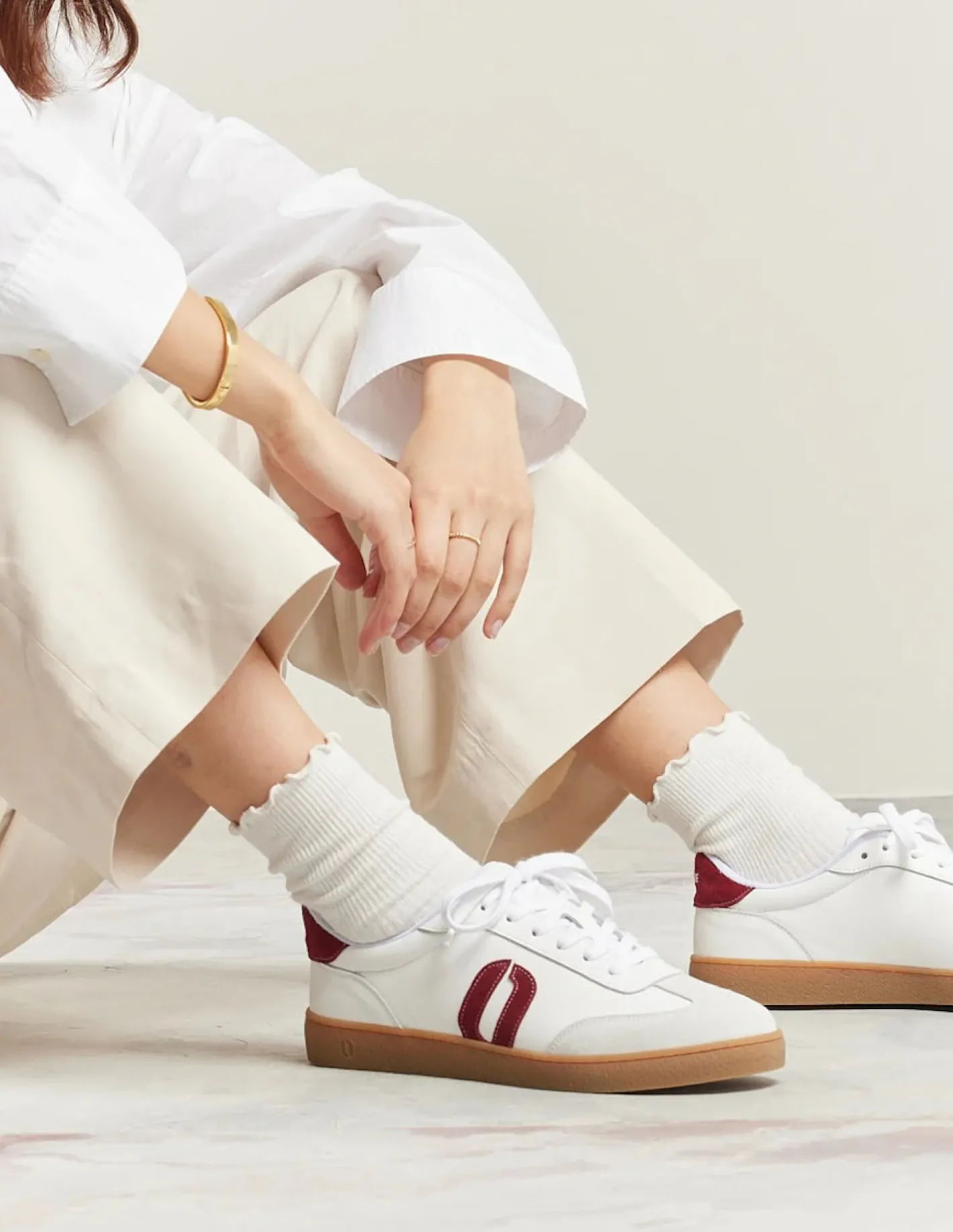 odaje__lucia_white_and_bu_1.webp Odaje - Lucia White and Burgundy Retro Trainer