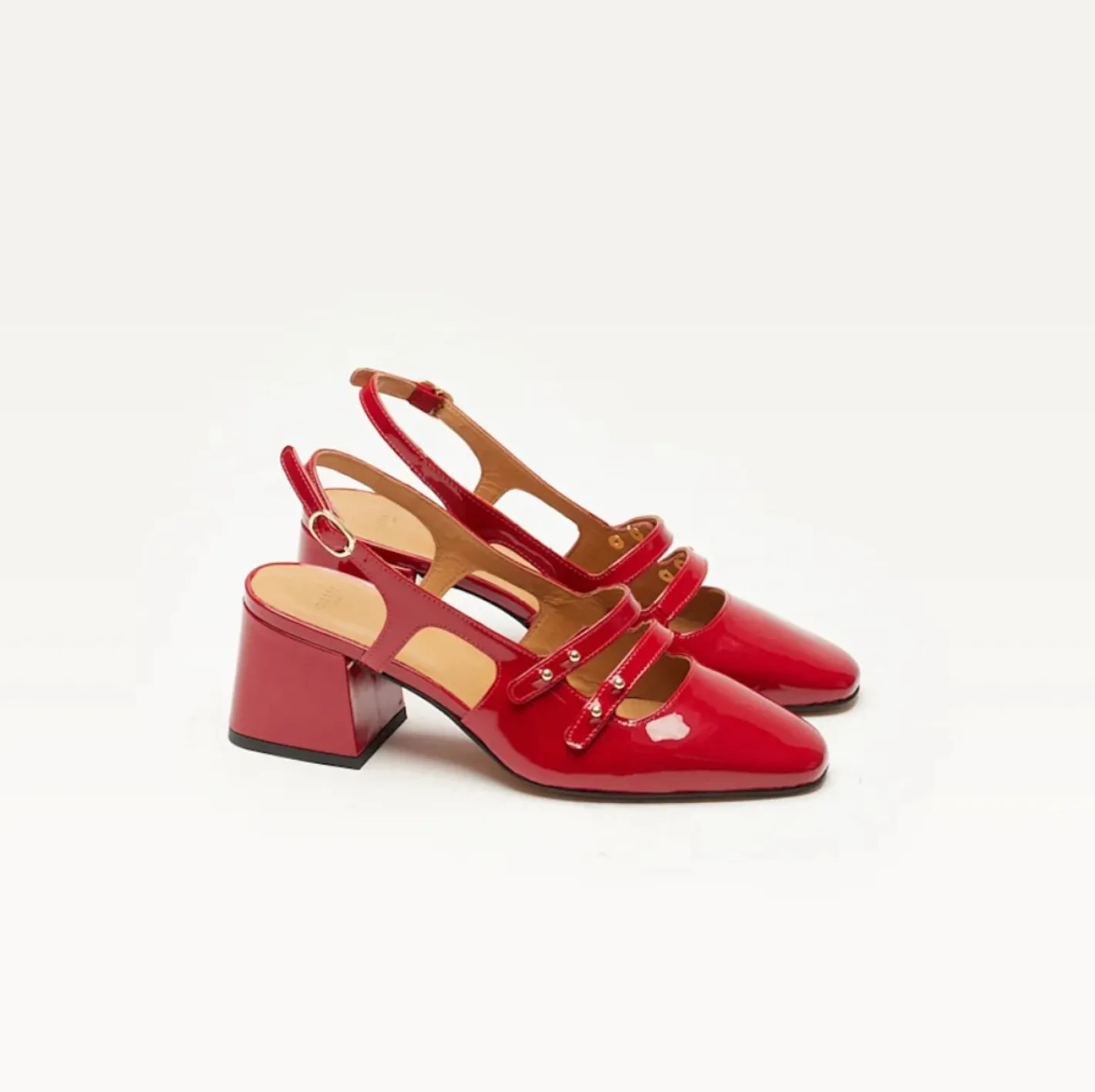 odaje__soline_red_patent__4.webp Odaje - Soline Red Patent Slingback