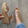 Oh My Sandals - 5726 Gold Wedge Sandal