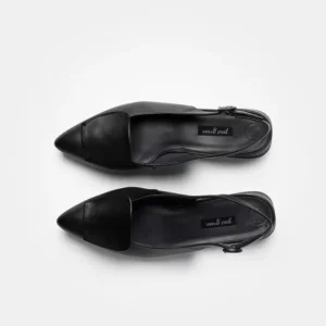 Paul Green - 6090 Black Sling Back