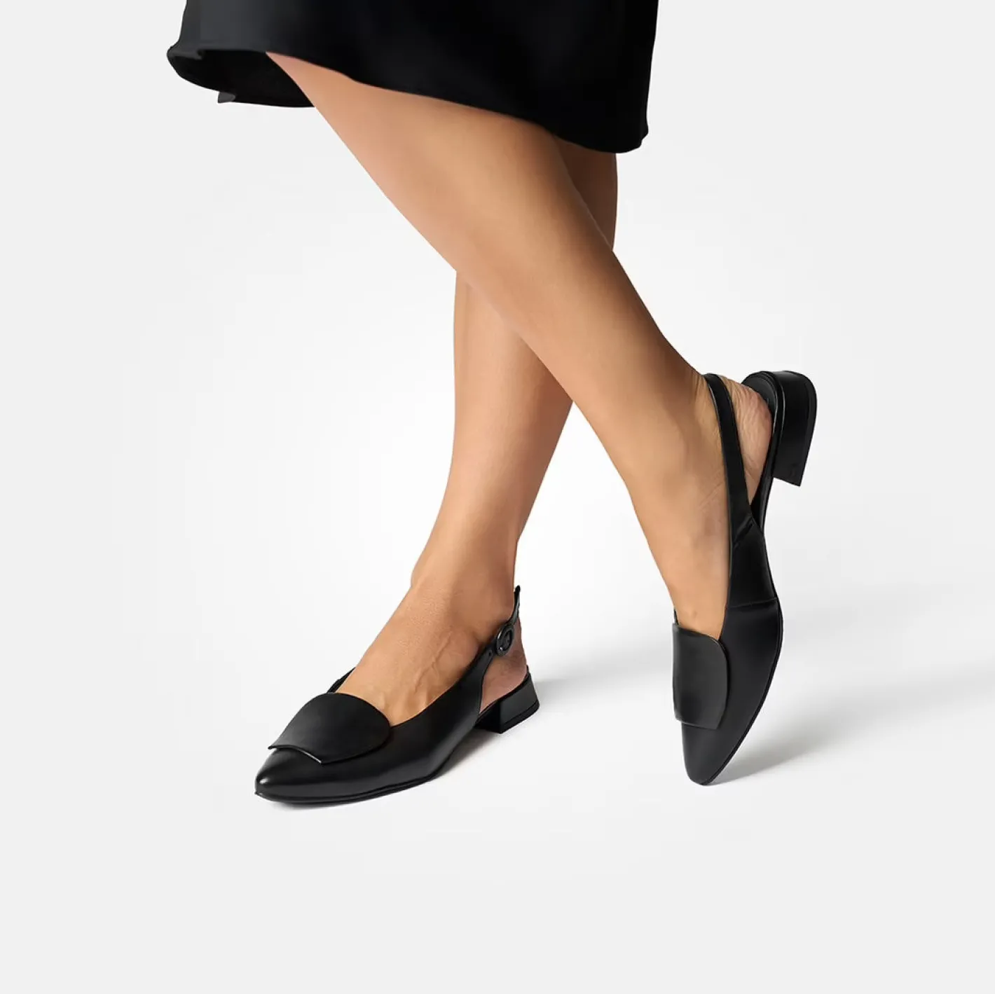 paul_green___black_sling__4.webp Paul Green - 6090 Black Sling Back