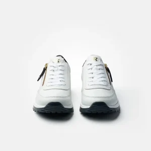 Paul Green - 5310 White and Nautical Zip Trainer [Wide Fit]