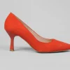Rachel's Rachels - Orange Suede Court Shoe