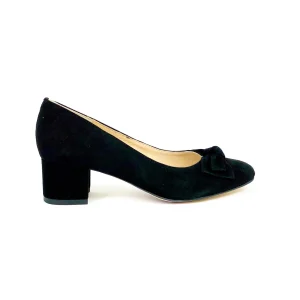Rachel's Rachels - Z7705 Black Bow Court Shoe