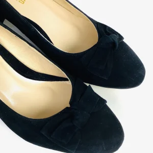 Rachel's Rachels - Z7705 Black Bow Court Shoe