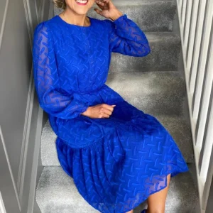 Rachel's Rachels- Cobalt Blue court shoe with diamonte