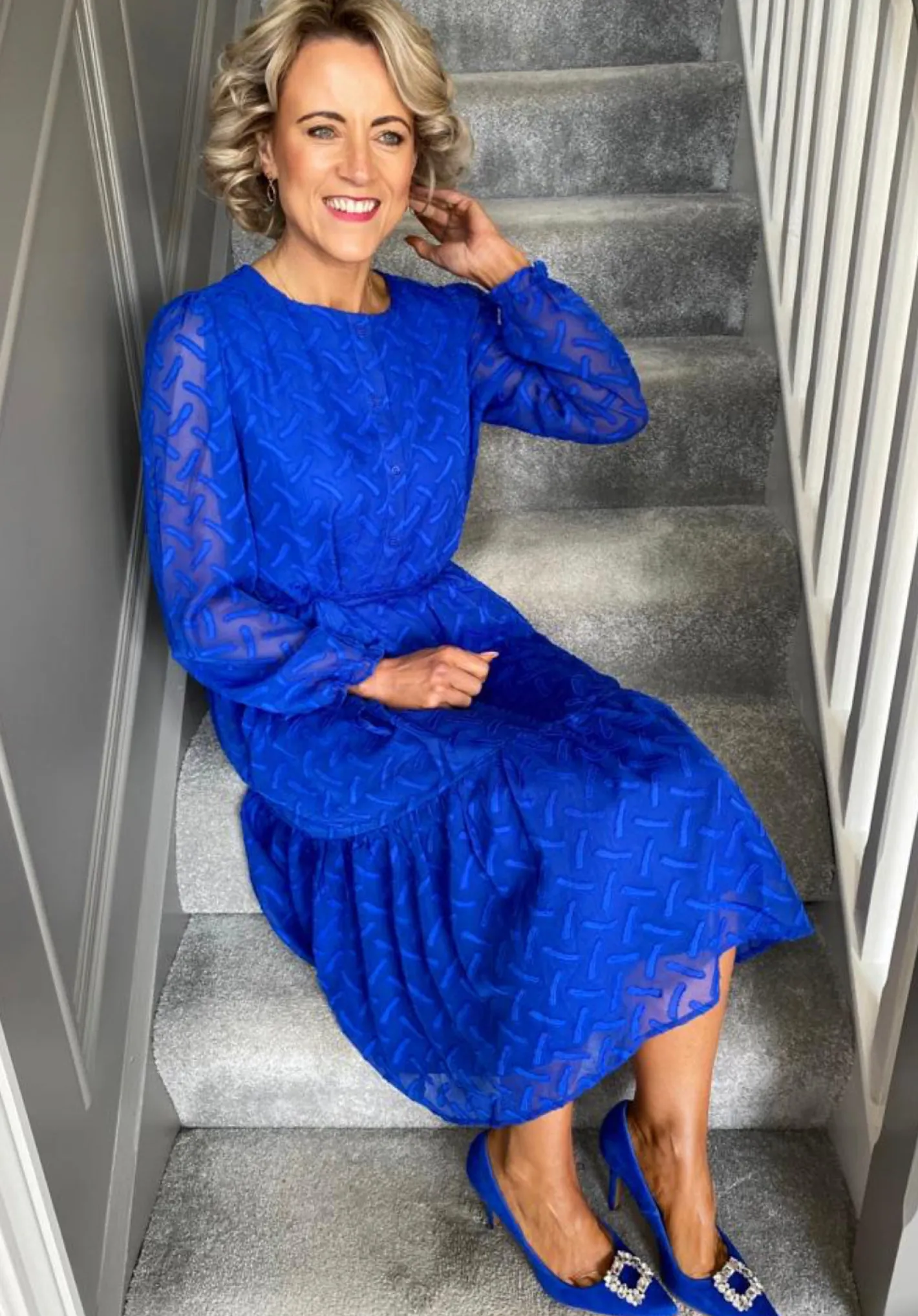 rachels_cobalt_blue_court_2.webp Rachel's Rachels- Cobalt Blue court shoe with diamonte