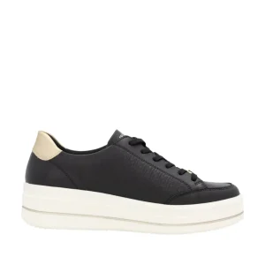 Remonte - D1C07 Black Trainer