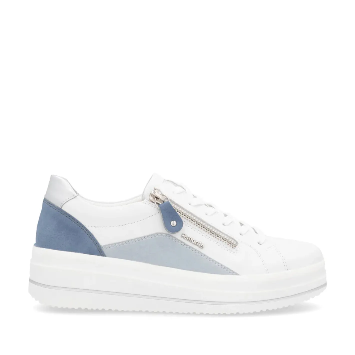 remonte__dc_white_and_blu_0.webp Remonte - D1C01 White and Blue Trainer