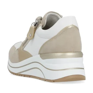 Remonte - D0T01 Beige Zip Trainer