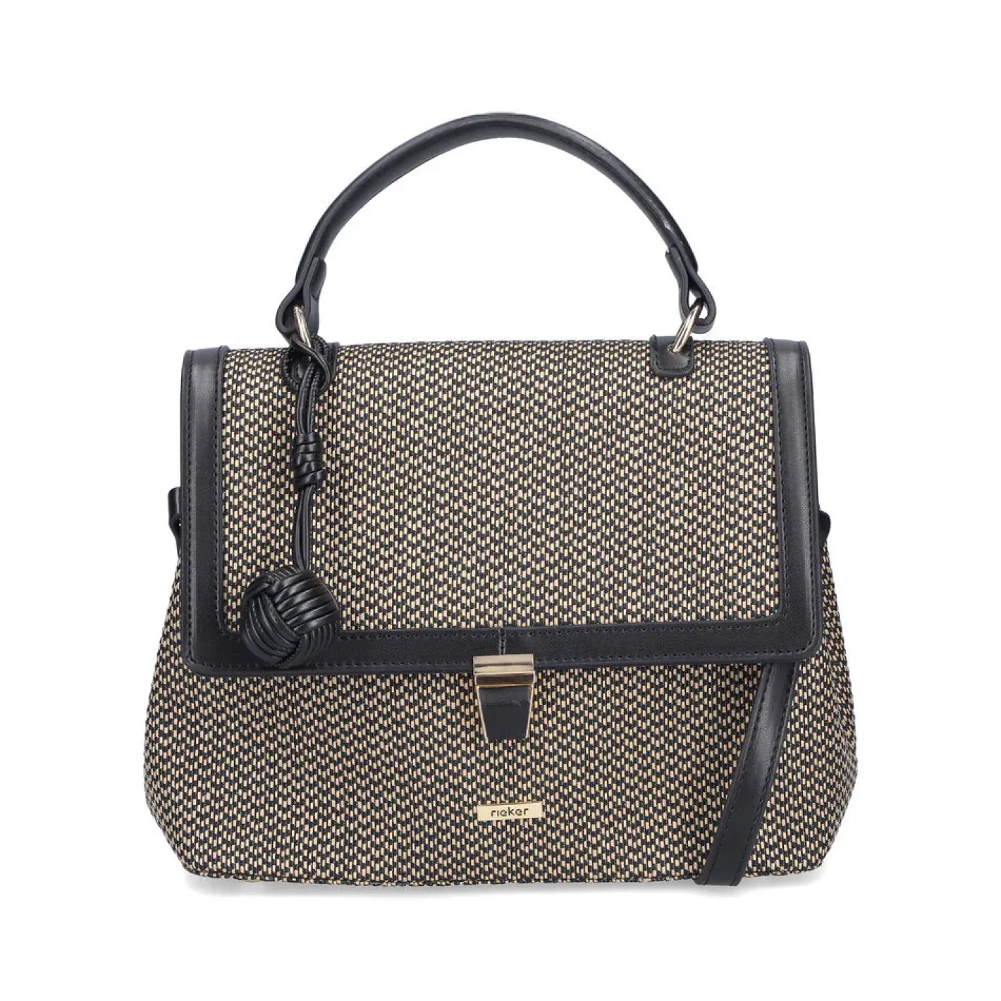 rieker__h_taupe_amp_black_0.webp Rieker - H1606/92 Taupe & Black Handbag